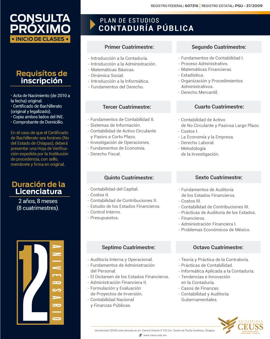CONTADURÍA-PÚBLICA-SEMIESCOLARIZADO CONTADURÍA-PÚBLICA-SEMIESCOLARIZADO